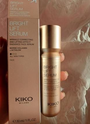 Сыворотка с эффектом лифтинга для лица
kiko milano bright lift serum