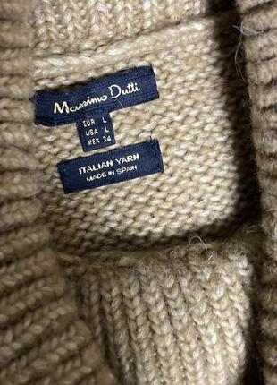 Massimo dutti вязаный свитер с высоким горлом5 фото