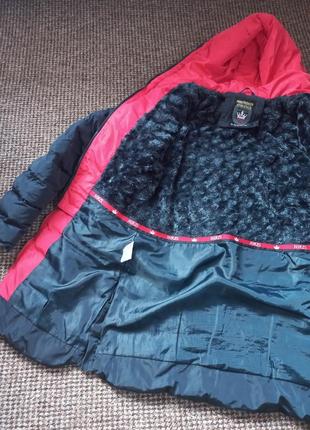 Зимова довга куртка, пуховик, пальто2 фото
