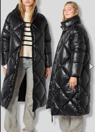 Куртка пальто пуффер bershka