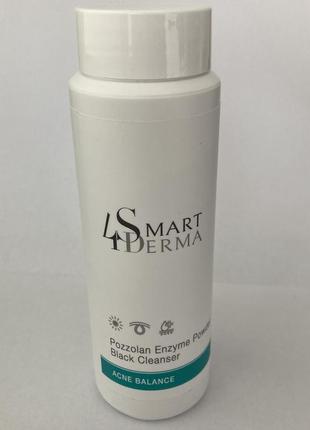 Энзимная пудра с вулканической пылью smart4derma acne balance pozzolan enzyme powder black cleanser