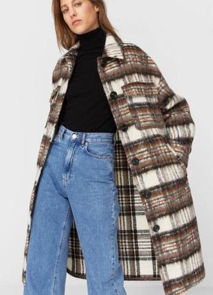 Подовжена тепла плотна сорочка stradivarius s, m