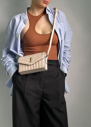 Женская сумка yves saint laurent kate клатч форма конверт топ модель лоран3 фото