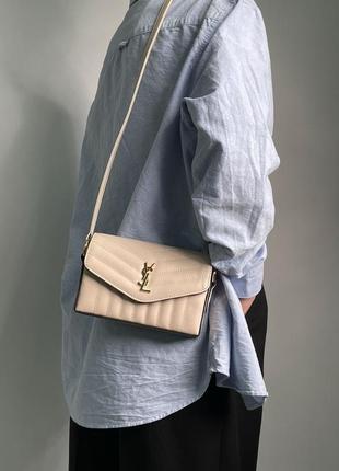 Женская сумка yves saint laurent kate клатч форма конверт топ модель лоран4 фото