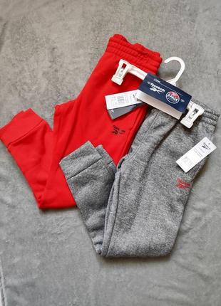 Оригінал ‼️ reebok. теплі спортивні штани джогери на манжеті унісекс..