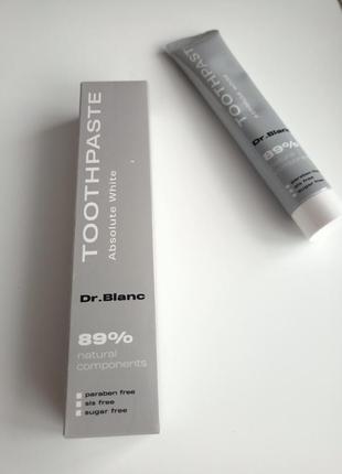 Зубная паста отбеливающая "absolute white"dr.blanc