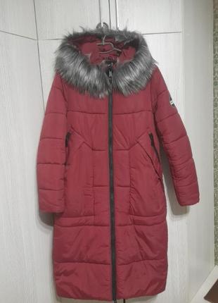 Пуховик теплий