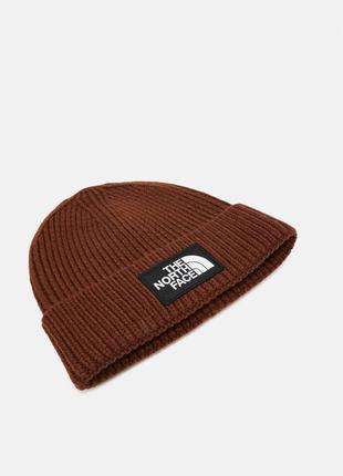 Шапка the north face tnf logo box cuffed beanie