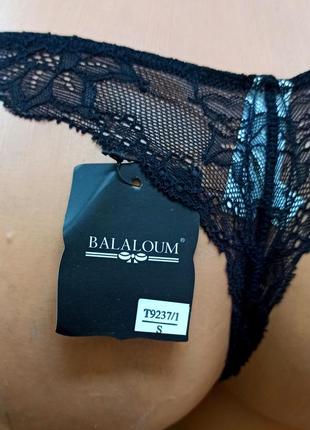 Balaloum комплект набор женского нижнего белья черно коричневый на толстом пушапе5 фото