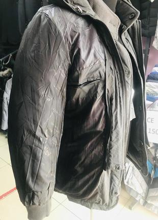Куртка мужская зимняя saz полуприталенная пуховик 46 размер9 фото