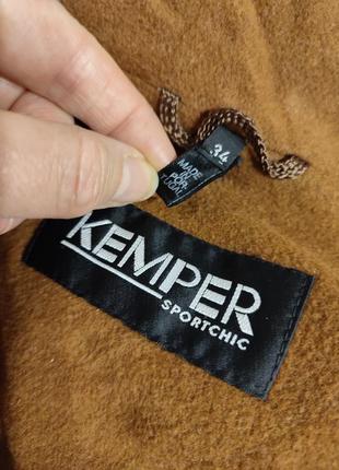 Шикарное длинное пальто  kemper s-xl  с шерсти lana  с плащем-твинсетом9 фото