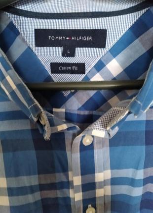 Рубашка мужская " tommy helfiger"2 фото