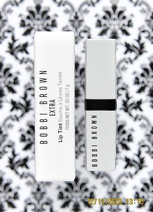 Зволожуючий бальзам тінт для губ bobbi brown extra lip tint balm raspberry