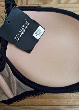 Balaloum комплект женского нижнего белья черно бежевый р 85с6 фото