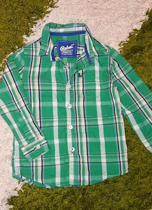 Стильна сорочка, "rebel", 100% котон, розмір 104