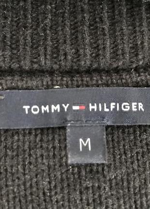 Темно-сірий кардиган (у складі є вовна кашемір) від tommy hilfiger, розмір м4 фото