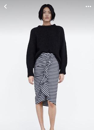 Нова спідниця zara midi міді s-m