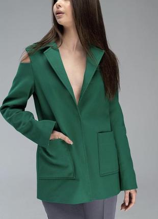 Жакет з фігурними вирізами mon blanche