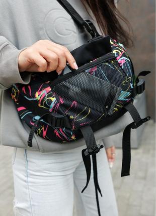 Жіночий рюкзак ролл sambag rolltop double принт "abstract"8 фото