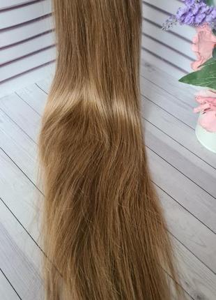 Шок длинна!хвост шиньон 100% натуральный словянский волос.7 фото