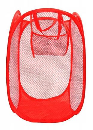 Корзина для хранения белья, игрушек. цвета разные сетка