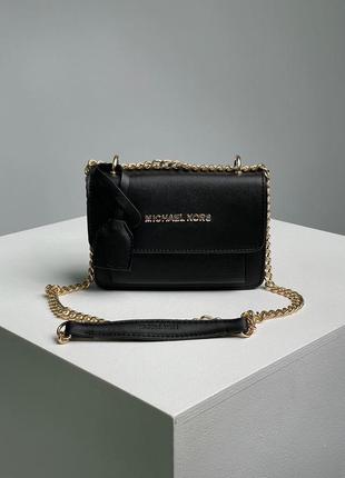 Черная сумка клатч бренда michael kors люксова модель корс5 фото