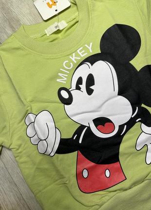 Свитшот свитер кофта disney mickey 80-90 (1-2 года)8 фото