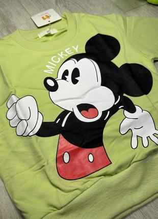 Свитшот свитер кофта disney mickey 80-90 (1-2 года)9 фото