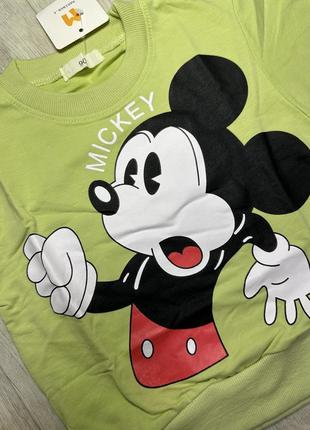 Свитшот свитер кофта disney mickey 80-90 (1-2 года)7 фото