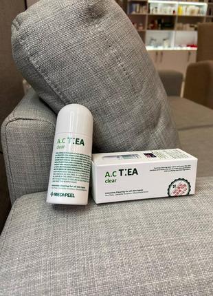 Точечное средство от прыщей с чайным деревом medi-peel a.c.tea clear1 фото