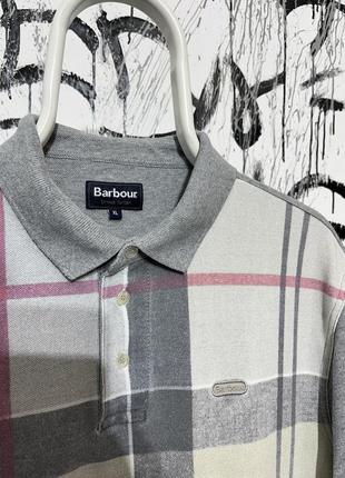 Поло barbour, оригінал, монограм, футболка, зручна, класика, сіра, англія, повсякденна,7 фото