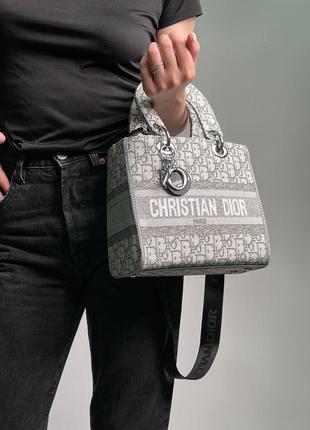 Красивая женская сумка christian dior lady популярная модель диор