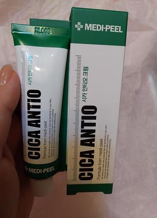 Medi peel cica antio cream
відновлювальний крем для проблемної шкіри, 30мл