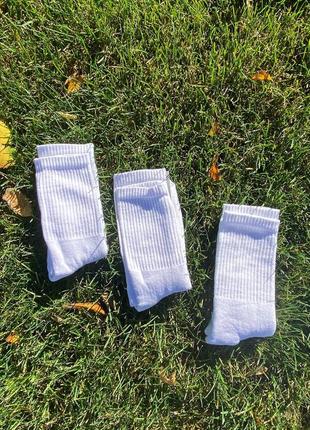 Теплі шкарпетки однотонні | високі носки без логотипу