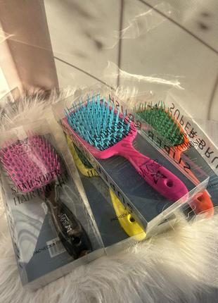 Массажная щетка расческа для волос продувная sa mi super hair brush4 фото