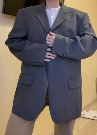Пиджак жакет шерстяной винтажный1 фото