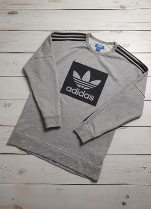 Чоловіча кофта світшот adidas big logo / адідас оригінал3 фото