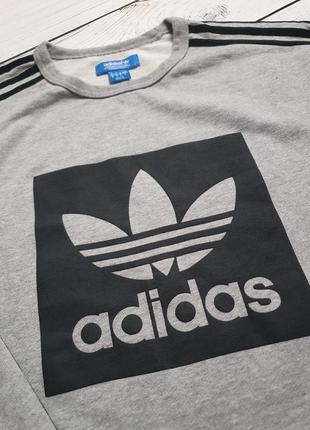 Чоловіча кофта світшот adidas big logo / адідас оригінал5 фото