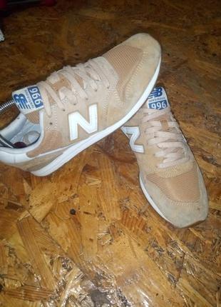 Замшевые кроссовки крассовки new balance 996 rev lite1 фото