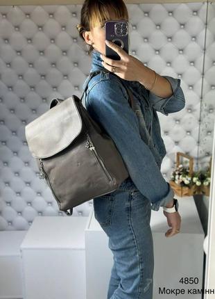 Женский рюкзак трансформер (сумка - рюкзак) из эко кожи, вмещает формат а49 фото