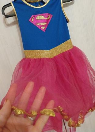 Платье супергероини 7-8 лет2 фото