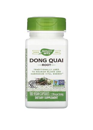 Корінь дягіля лікарського nature’s way dong quai 565мг