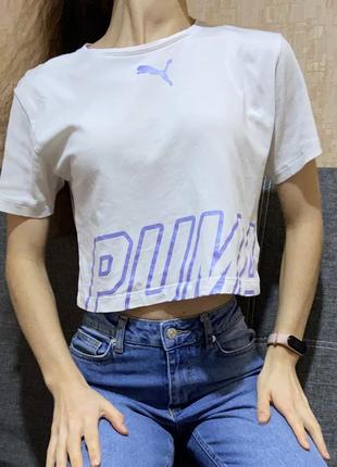 Оригінальна укорочена футболка puma2 фото