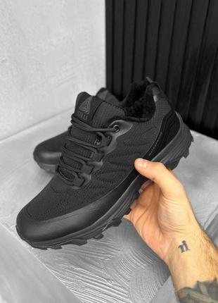 Кросівки на зиму зимние термо кроссовки waterproof black5 фото