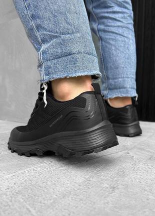 Кросівки на зиму зимние термо кроссовки waterproof black2 фото