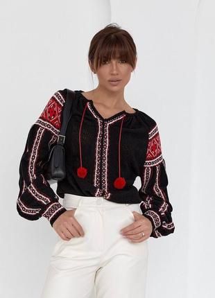 Вышиванка блузка блуза производитель туречки9 фото
