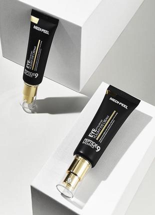 Пептидний крем для зони навколо очей medi-peel peptide 9 hyaluronic volumy eye cream