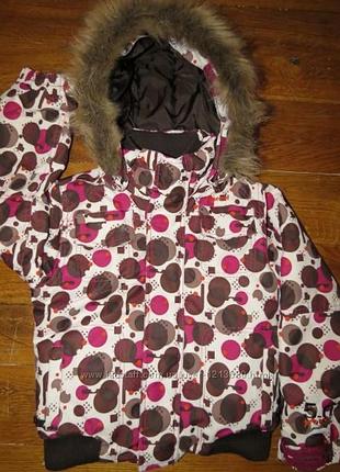 Зимняя лыжная непромокаемая куртка protest(р.128-134см)