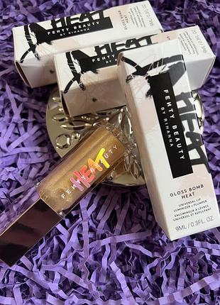 Блеск-плампер для губ gloss bomb lip luminizer heat universal lip luminizer + plumper fenty glow heat
