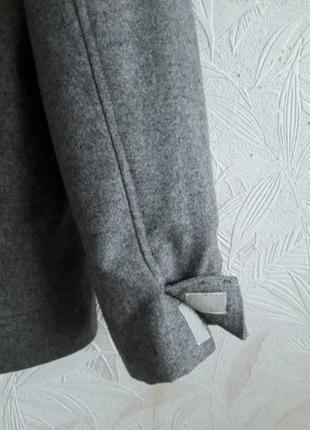 Модное, тёплое, лёгкое пальто, куртка, 46-48, шерсть, finest7 фото